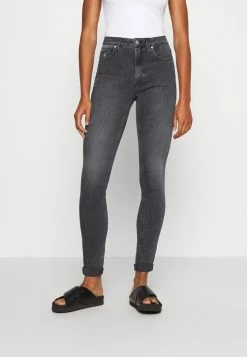 Calvin Klein Jeans HIGH RISE SKINNY - Jeans Skinny - Grey