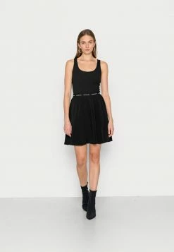 Calvin Klein Jeans CONTRAST TAPE ELASTIC - Robe De Jour - Black