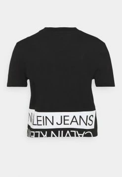 Calvin Klein Jeans MIRRORED LOGO BOXY TEE - T-shirt Imprimé - Black/bright White 13 Calvin Klein Jeans MIRRORED LOGO BOXY TEE - T-shirt Imprimé - Black/bright White -Calvin Klein Elegant Magasin c2190db1ac0141ba852bc2563e78871d