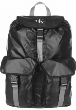 Calvin Klein Jeans UTILITY GRID FLAP - Sac à Dos - Black