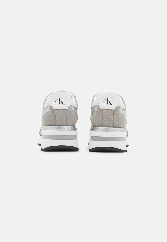 Calvin Klein Jeans WEDGE LACEUP - Baskets Basses - Silver 4 Calvin Klein Jeans WEDGE LACEUP - Baskets Basses - Silver – Image 4