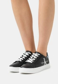 Calvin Klein Jeans CUPSOLE LACEUP LOGO - Baskets Basses - Black