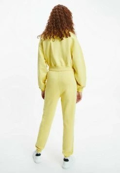 Calvin Klein Jeans Sweatshirt - Super Lemon -Calvin Klein Elegant Magasin c3a587f68ca74b04873874efafdd40b0