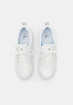 Calvin Klein Jeans SPORTY EVA RUNNER - Baskets Basses - Triple White -Calvin Klein Elegant Magasin c3cf058a49e048478e00f0fd26d7085d