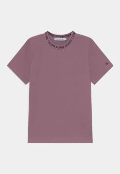 Calvin Klein Jeans INTARSIA LOGO UNISEX - T-shirt Imprimé - Dusky Orchid