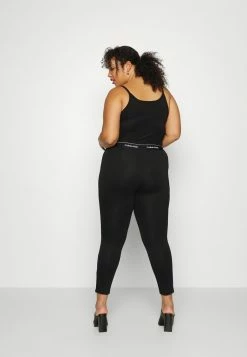 Calvin Klein Jeans SEASONAL MONOGRAM HIGH LEG - Débardeur - Black -Calvin Klein Elegant Magasin c460254fc9844c9aba3ddeffbfd3ca62