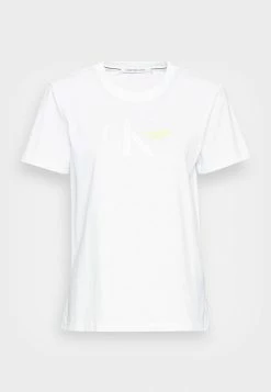 Calvin Klein Jeans DYNAMIC TEE - T-shirt Imprimé - Bright White -Calvin Klein Elegant Magasin c49ab850ad55471aa10e16b1ce7823ae