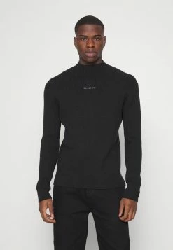 Calvin Klein Jeans MICRO BRANDING UNISEX - Pullover - Black