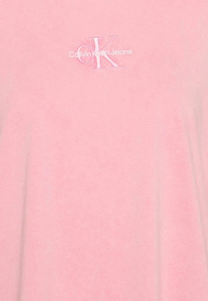 Calvin Klein Jeans MONOGRAM WASHED BOYFRIEND TEE - T-shirt Basique - Lipstick Pink 5 Calvin Klein Jeans MONOGRAM WASHED BOYFRIEND TEE - T-shirt Basique - Lipstick Pink – Image 5