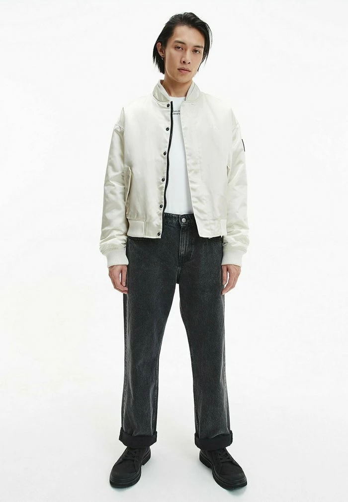 Calvin Klein Jeans Blouson Bomber - Eggshell 2 Calvin Klein Jeans Blouson Bomber - Eggshell – Image 2