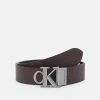 Calvin Klein Jeans MONO HARDWARE BELT - Ceinture - Black/bitter Brown