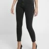 Calvin Klein Jeans HIGH RISE - Jeans Skinny - Ca043 Black