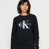 Calvin Klein Jeans CORE MONOGRAM LOGO - Sweatshirt - Black