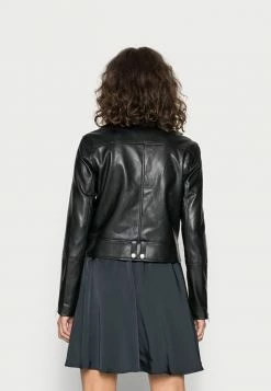 Calvin Klein Jeans BIKER JACKET - Veste En Similicuir - Black -Calvin Klein Elegant Magasin c6803255ad3444e9a8023ed42726ceef