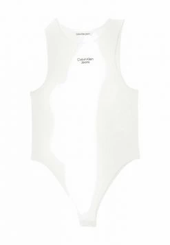 Calvin Klein Jeans SHINY - Débardeur - Bright White
