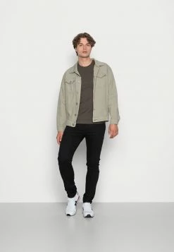 Calvin Klein Jeans 2 PACK - T-shirt Basique - Black Olive/black