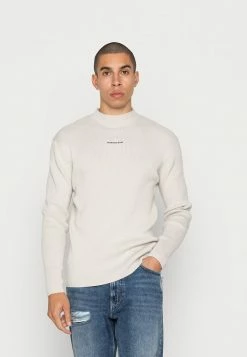 Calvin Klein Jeans MICRO BRANDING UNISEX - Pullover - Stratus Grey