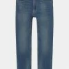 Calvin Klein Jeans TAPERED OIL - Jean Slim - Blue Stretch