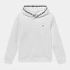 Calvin Klein Jeans INTARSIA LOGO HOODIE UNISEX - Sweat à Capuche - Bright White