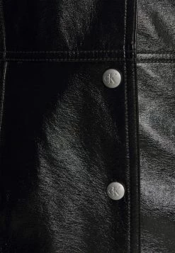 Calvin Klein Jeans HIGH SHINE SHIFT DRESS - Robe De Jour - Black -Calvin Klein Elegant Magasin c9a840cc184e428e8ee49f4e5abd5658