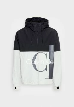 Calvin Klein Jeans BOLD LOGO BLOCKED - Veste Légère - Grey/black -Calvin Klein Elegant Magasin c9b074fb259444d19583d6462f6e9938