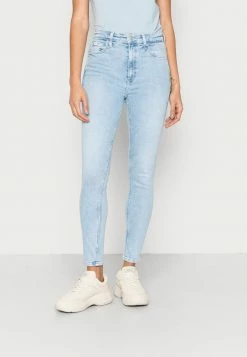 Calvin Klein Jeans HIGH RISE SKINNY ANKLE - Jeans Skinny - Denim Light