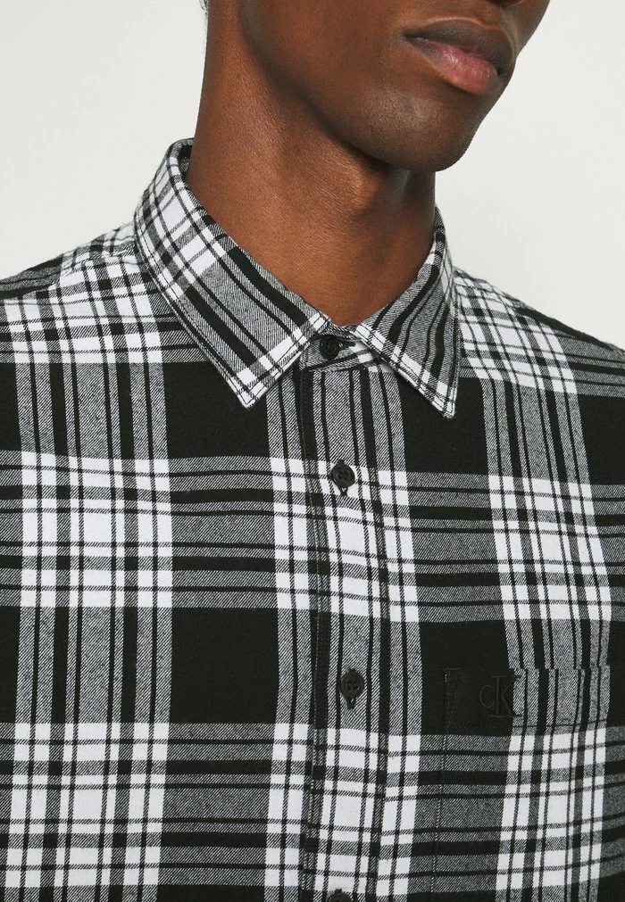 Calvin Klein Jeans CHECK REGULAR - Chemise - Black/bright White 5 Calvin Klein Jeans CHECK REGULAR - Chemise - Black/bright White – Image 5