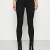 Calvin Klein Jeans HIGH RISE ANKLE - Jeans Skinny - Denim Black