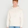 Calvin Klein Jeans MONOGRAM LOGO - Sweat à Capuche - Eggshell
