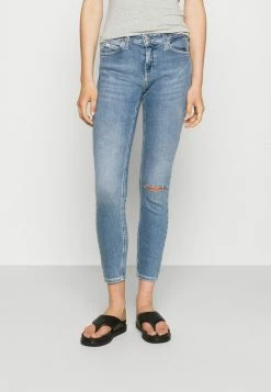 Calvin Klein Jeans MID RISE SKINNY ANKLE - Jeans Skinny - Blue
