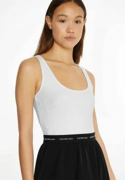 Calvin Klein Jeans CONTRAST TAPE ELASTIC - Robe De Jour - Weiss 8 Calvin Klein Jeans CONTRAST TAPE ELASTIC - Robe De Jour - Weiss -Calvin Klein Elegant Magasin ce5fe9d149614a1191003624bfa1c250