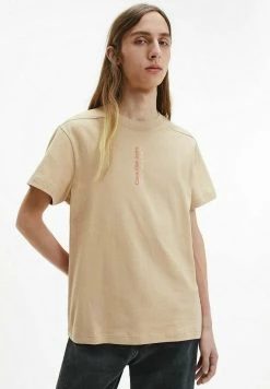 Calvin Klein Jeans T-shirt Imprimé - Tawny Sand