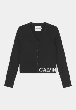 Calvin Klein Jeans CROPPED - Gilet - Black