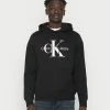 Calvin Klein Jeans CORE MONOGRAM HOODIE - Sweatshirt - Black
