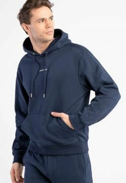 Calvin Klein Jeans MICRO BRANDING - Sweat à Capuche - Blue