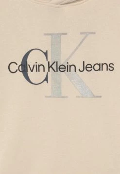 Calvin Klein Jeans MIXED MONOGRAM HOODIE - Sweatshirt - Muslin -Calvin Klein Elegant Magasin cfe5159ecbaa43009a98707b4dff0933