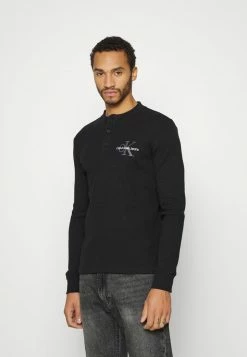 Calvin Klein Jeans SLUB TEE - T-shirt à Manches Longues - Black