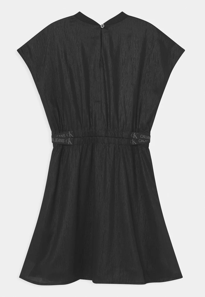 Calvin Klein Jeans FESTIVE LOGO TAPE - Robe De Soirée - Black 2 Calvin Klein Jeans FESTIVE LOGO TAPE - Robe De Soirée - Black – Image 2
