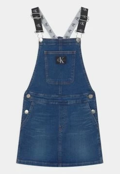 Calvin Klein Jeans DUNGAREE - Robe En Jean - Mid Blue