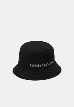 Calvin Klein Jeans LOGO BUCKET HAT UNISEX - Chapeau - Black