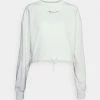 Calvin Klein Jeans PRIDE CROPPED CREW NECK - Sweatshirt - Bright White