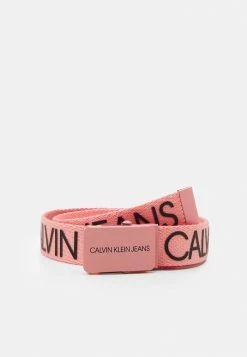 Calvin Klein Jeans LOGO BELT UNISEX - Ceinture - Pink