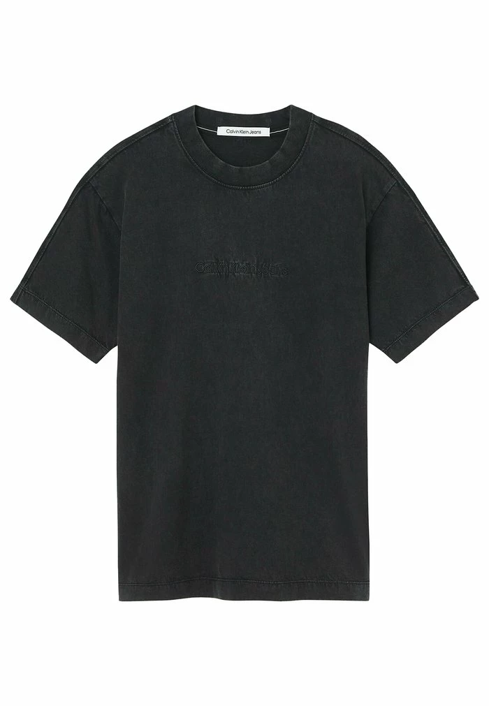 Calvin Klein Jeans WASHED RELAXED - T-shirt Basique - Washed Black 5 Calvin Klein Jeans WASHED RELAXED - T-shirt Basique - Washed Black – Image 5
