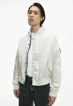 Calvin Klein Jeans Blouson Bomber - Eggshell