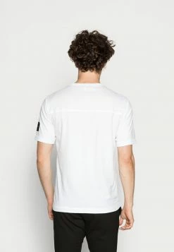 Calvin Klein Jeans MONOGRAM SLEEVE BADGE TEE - T-shirt Basique - Bright White -Calvin Klein Elegant Magasin d4c2f1a9ee2545a594123e3bb1d6afa7