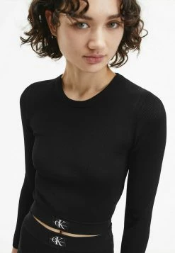Calvin Klein Jeans Pullover - Ck Black -Calvin Klein Elegant Magasin d4ef6cc2fa2f45278ab432b212a00808