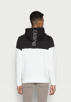 Calvin Klein Jeans COLORBLOCK SHADOW LOGO HOODIE - Sweatshirt - Black/bright White 7 Calvin Klein Jeans COLORBLOCK SHADOW LOGO HOODIE - Sweatshirt - Black/bright White -Calvin Klein Elegant Magasin d563431061de4bd0bbc504905e31e827
