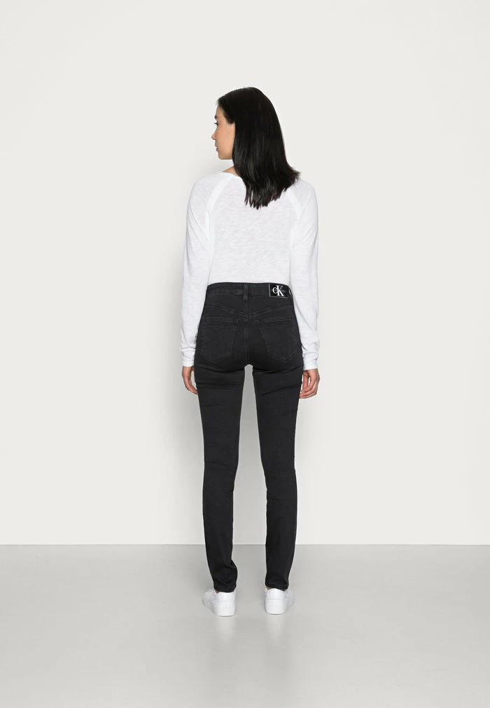 Calvin Klein Jeans HIGH RISE SKINNY - Jeans Skinny - Denim Dark 3 Calvin Klein Jeans HIGH RISE SKINNY - Jeans Skinny - Denim Dark – Image 3