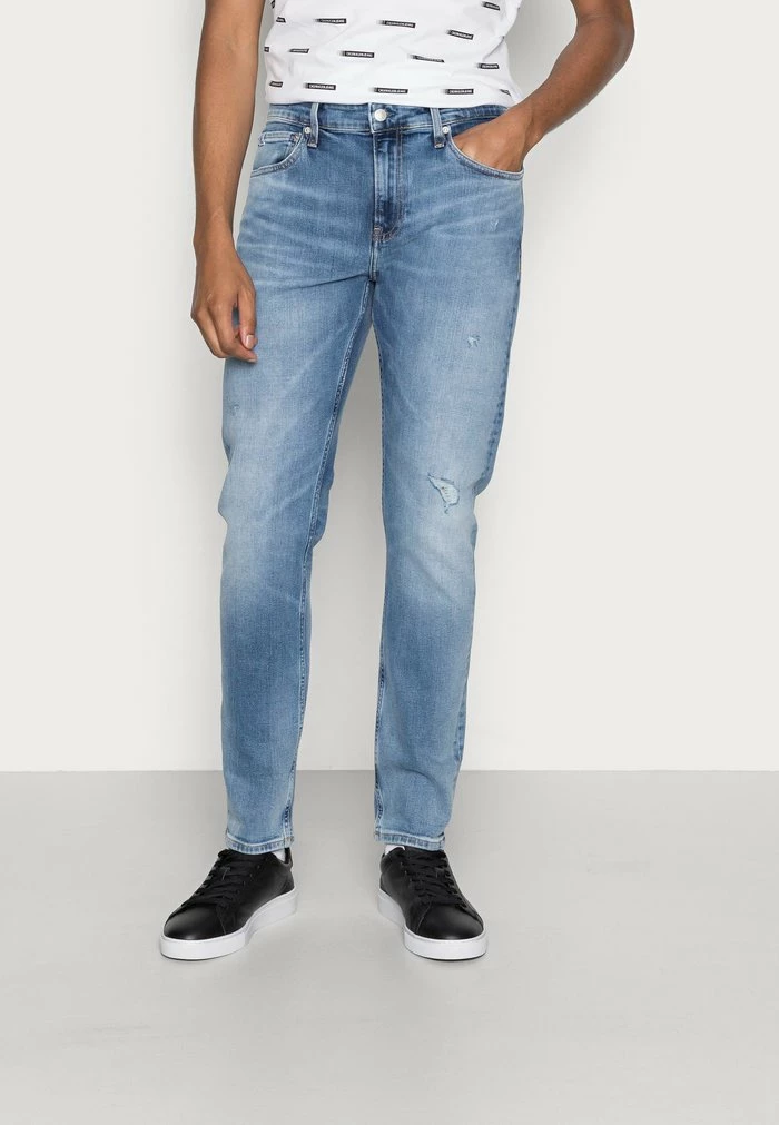 Calvin Klein Jeans SLIM TAPER - Jean Slim - Denim Light 1 Calvin Klein Jeans SLIM TAPER - Jean Slim - Denim Light