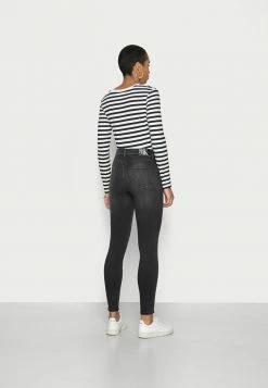 Calvin Klein Jeans HIGH RISE SUPER SKINNY ANKLE - Jeans Skinny - Denim Black -Calvin Klein Elegant Magasin d60efcfded5843cea9e76600eb371b4e